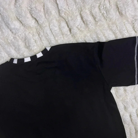 NWT MACYMCCOY Men’s Blue Banana Print Black T-Shirt - Picture 9 of 13